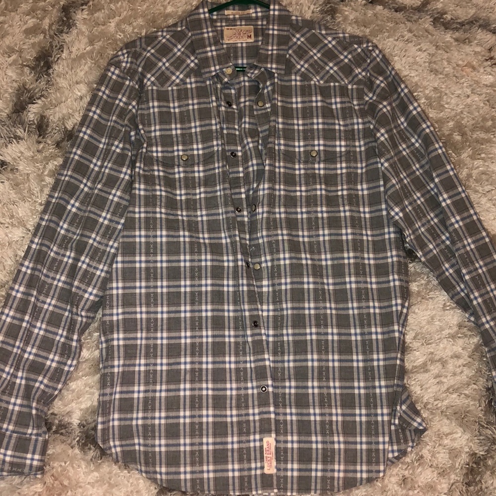 NWOT men’s size M lucky flannel